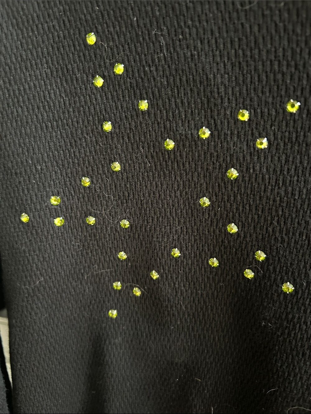 Riley Black Star Studded Lightweight Sweater NWOT - Picture 3 of 3